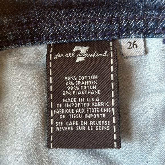 7 For All Mankind | The OG Bootcut | Detailed Embroidered Back Pocket Jean - Picture 4 of 5